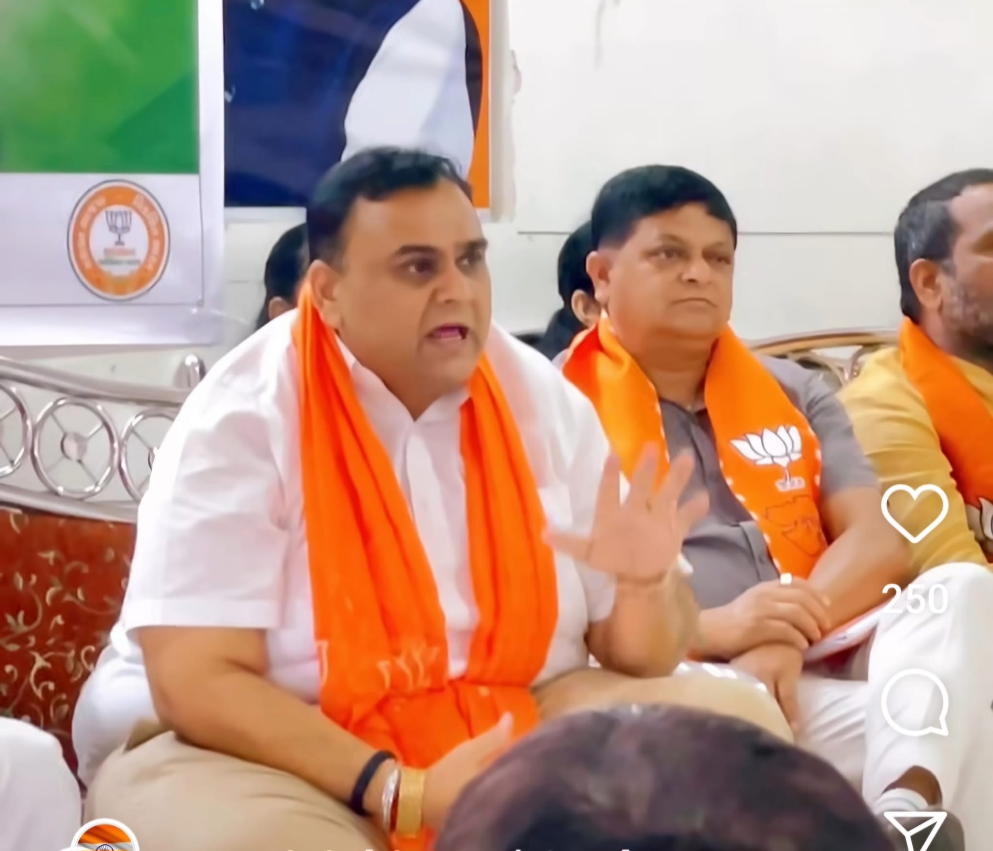 તા.૨૫/૦૮/૨૦૨૪ ના રોજ ભારતીય જનતા પાર્ટી સદસ્યતા અભિયાન-૨૦૨૪ અંતર્ગત મન કી બાત કાર્યક્રમ જોયો.